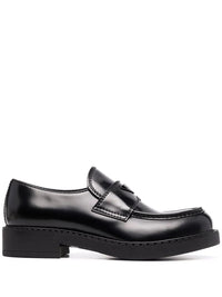 Prada Brushed Leather Loafers
