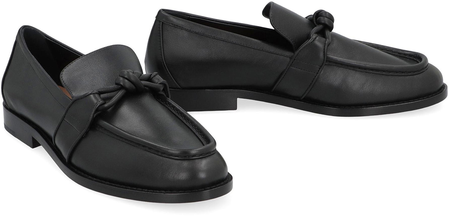 Bottega Veneta Astaire Leather Loafers