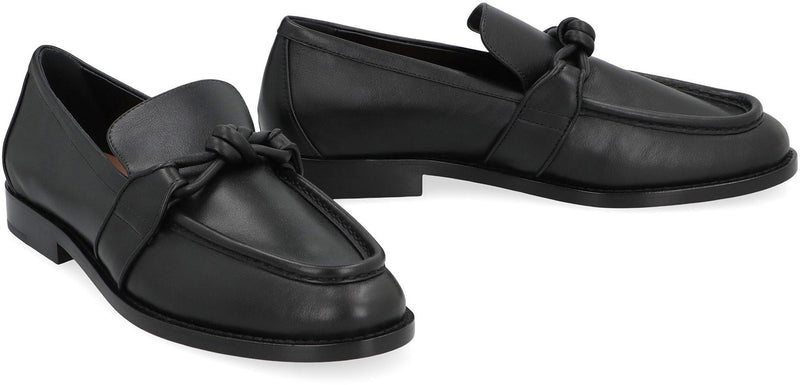 Bottega Veneta Astaire Leather Loafers