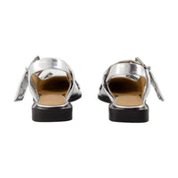 Ganni Feminine Buckle Ballerinas