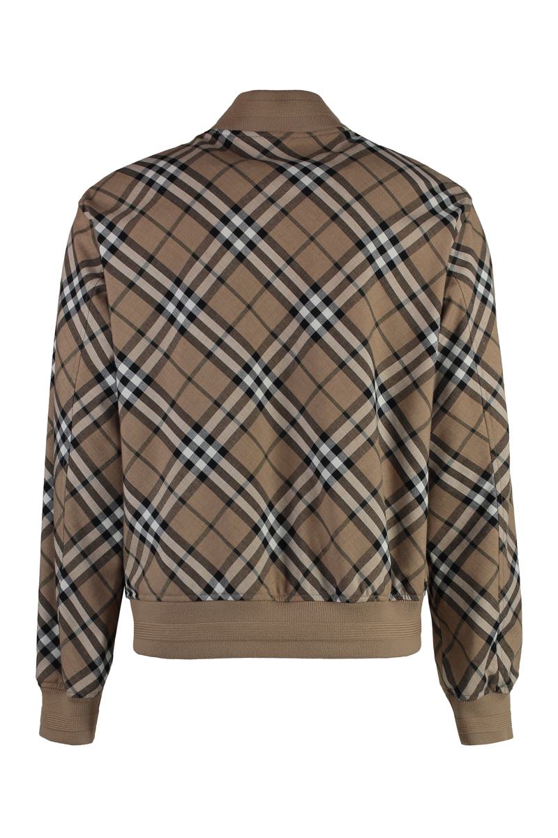 Burberry Wool Bomber-Style Jacket