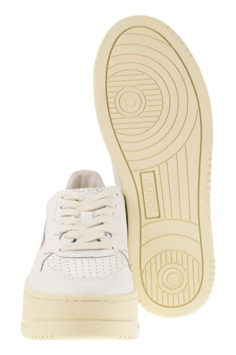 Autry Medalist Platform - Leather Trainers