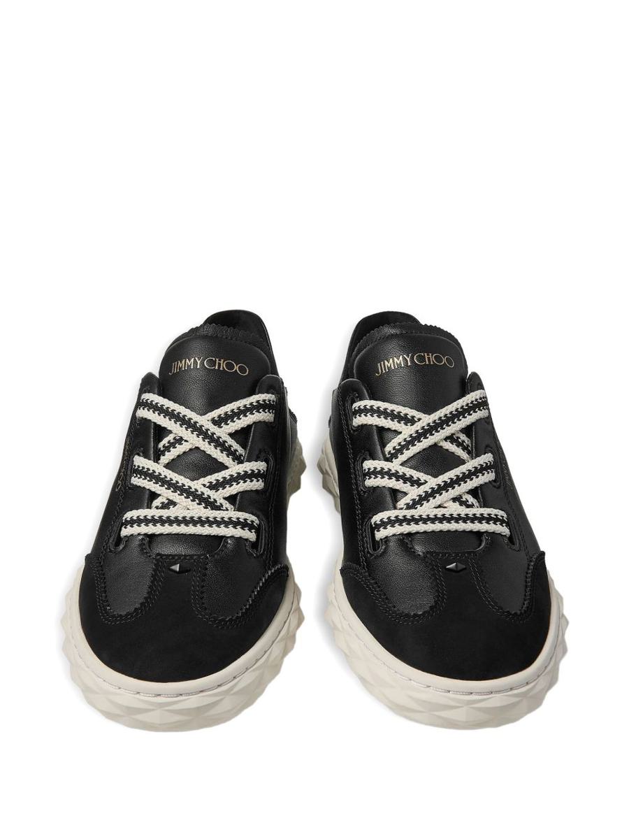 Jimmy Choo Diamond Light Leather Sneakers