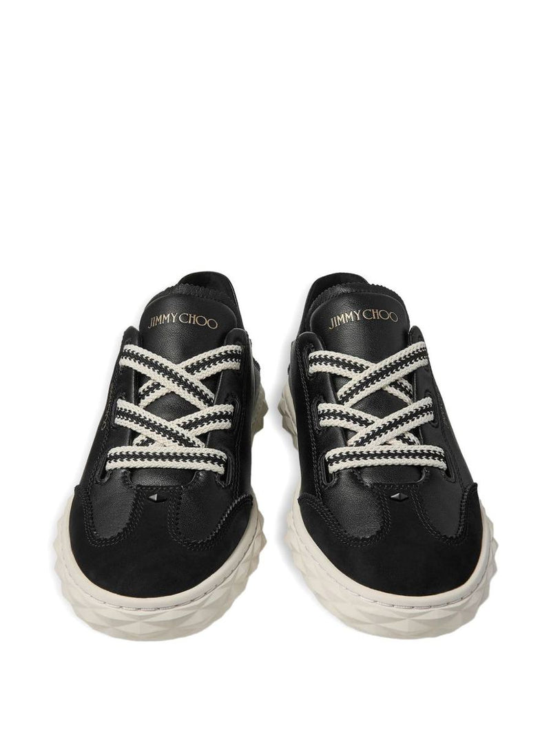 Jimmy Choo Diamond Light Leather Sneakers