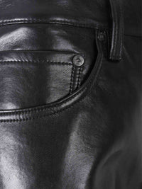 Agolde Straight Leather Pants