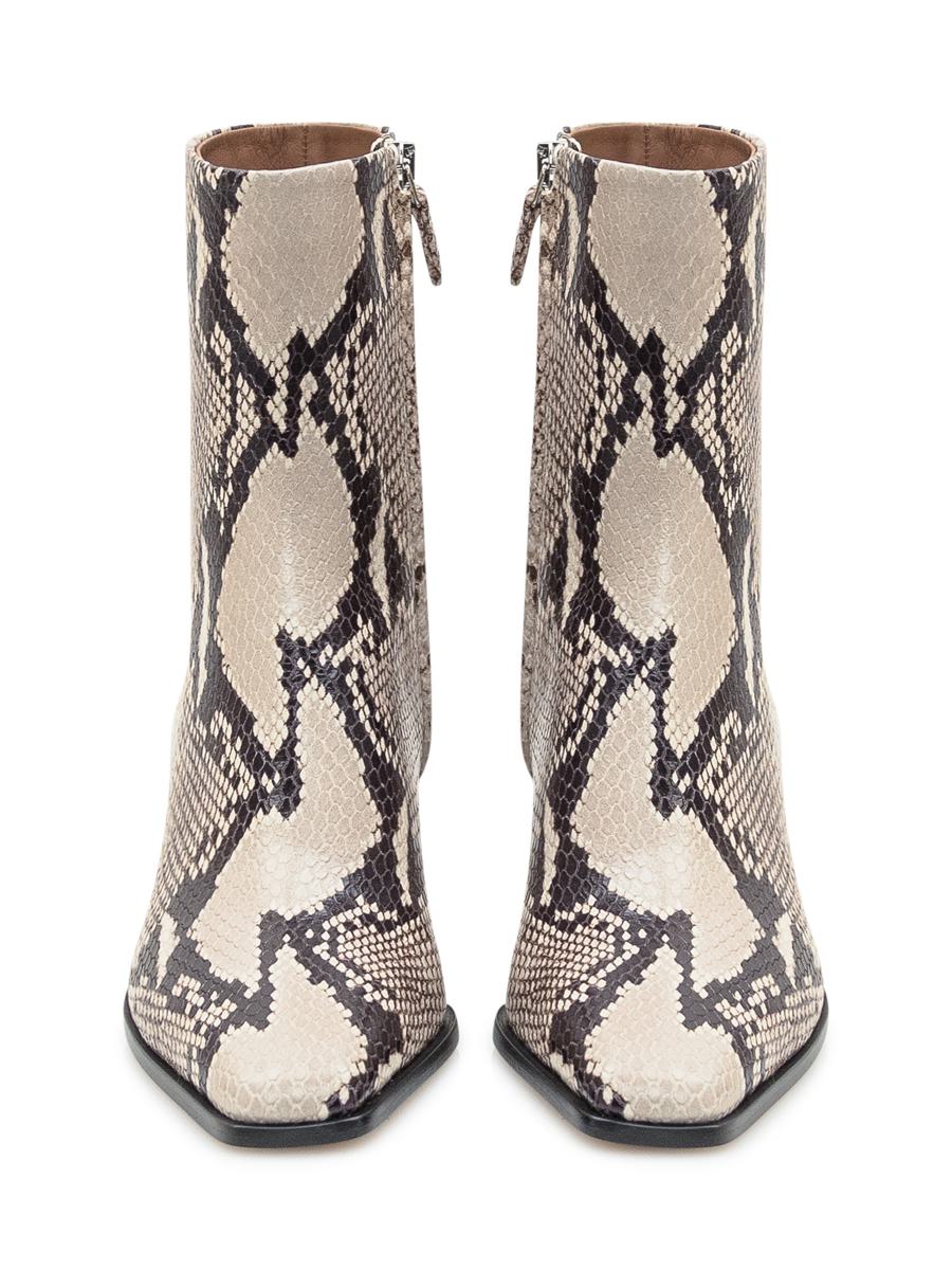 Paris Texas Paris Texas Ankle Boots In Python Print