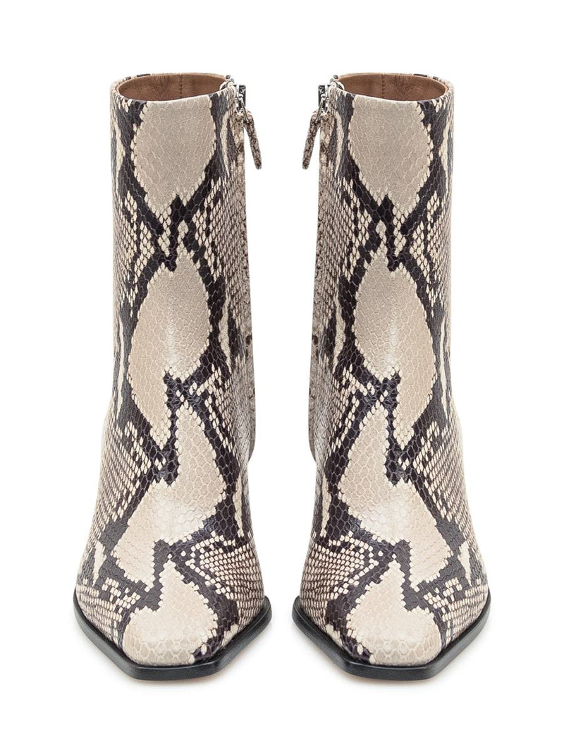 Paris Texas Paris Texas Ankle Boots In Python Print