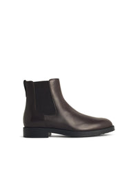 Tod'S 'El. Formale' Brown Leather Ankle Boots