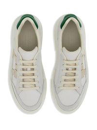 Salvatore Ferragamo Cassina Leather Sneakers With Gancini Patch Shoes