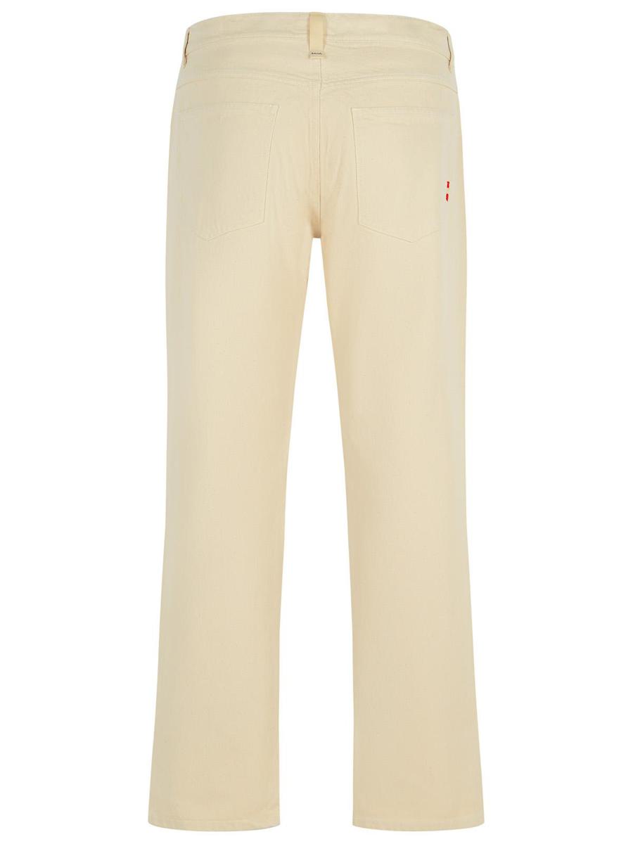 Amish 'James' Light Beige Cotton Jeans