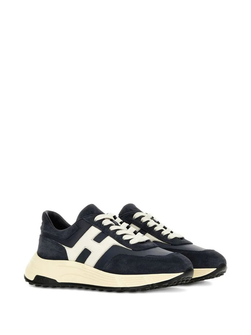 Hogan Hyperlight Suede And Nappa Leather Sneakers Shoes