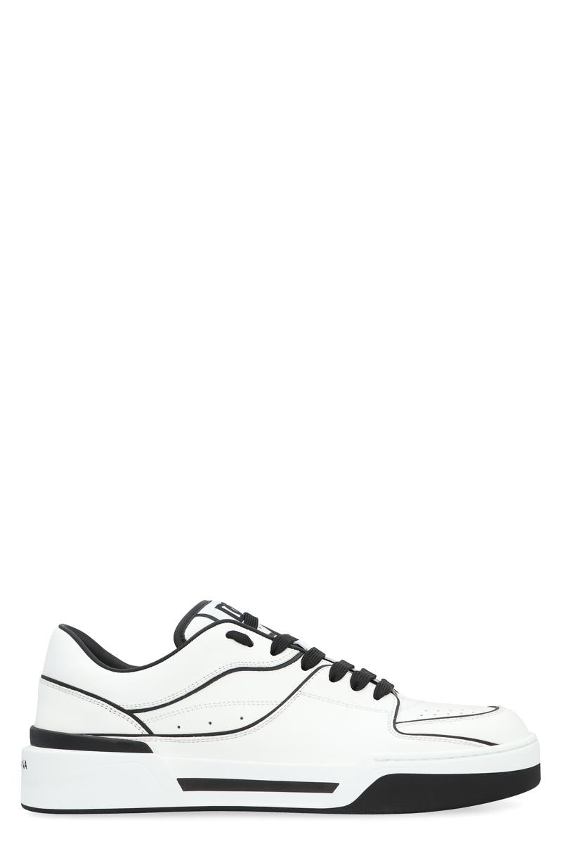 Dolce & Gabbana New Roma Leather Low-Top Sneakers