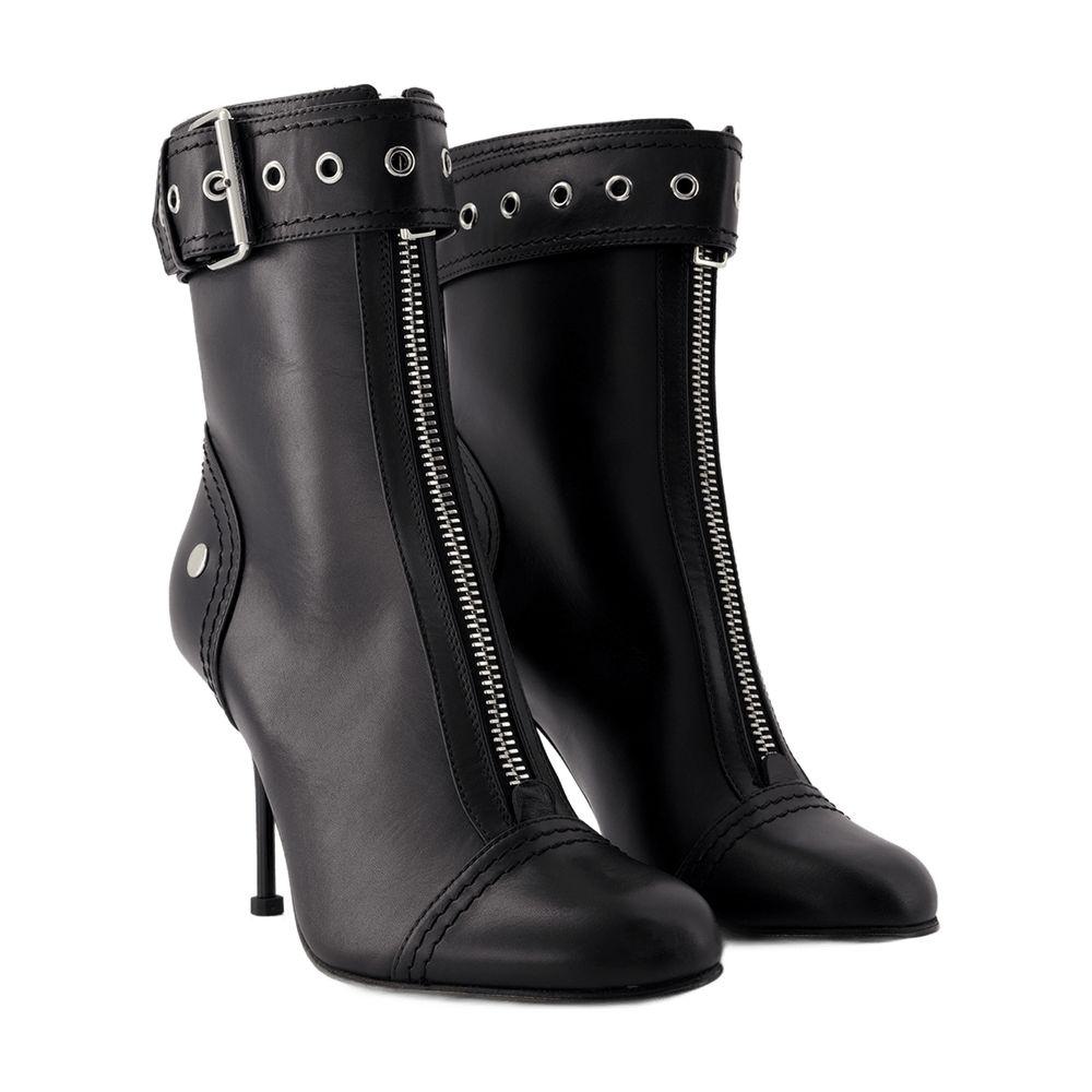 Alexander McQueen High-Heeled Ankle Boots