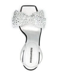 DSQUARED2 Rhinestone Details Heel Sandals