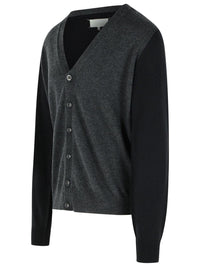 Maison Margiela Grey Wool Cardigan
