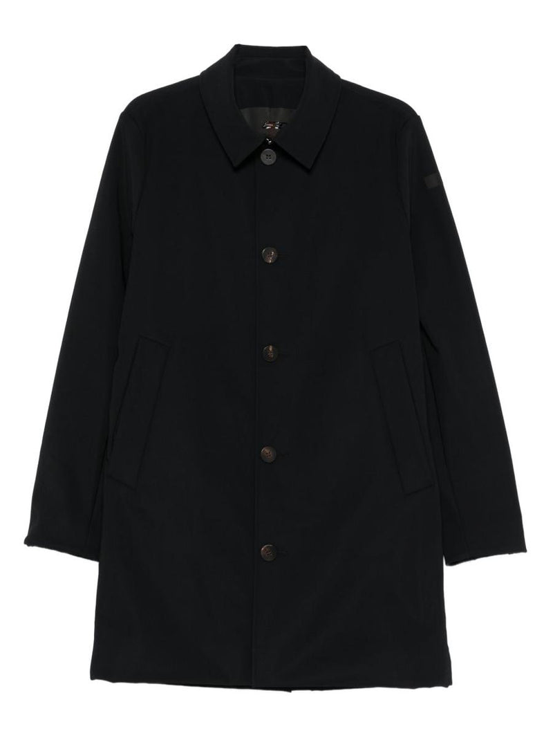 RRD Long Black Coat With Buttons