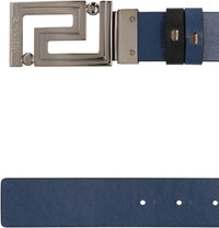 Versace Greek Reversible Leather Belt