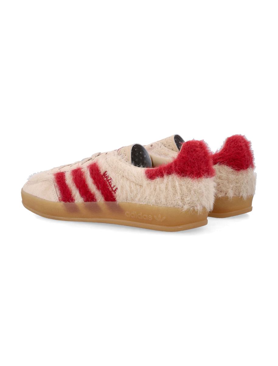 Adidas Originals Adidas Gazelle Bold Beige And Red Knit Sneakers