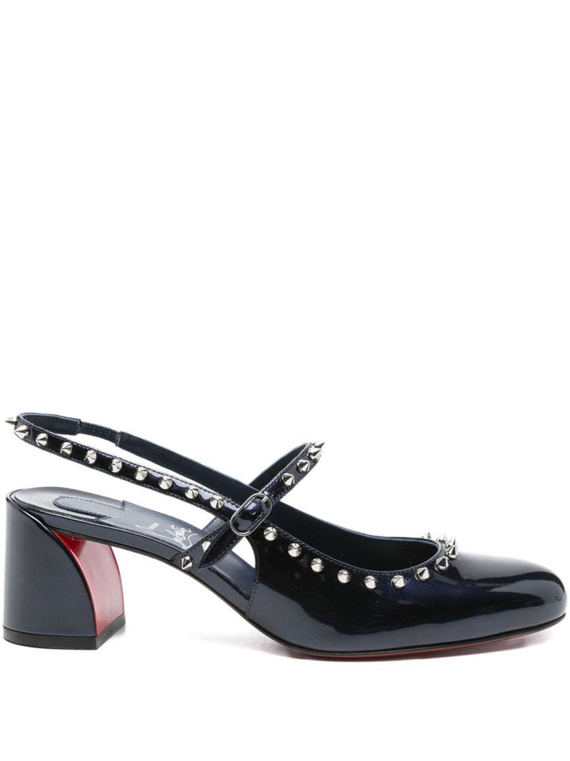 Christian Louboutin Janispikes Leather Pumps