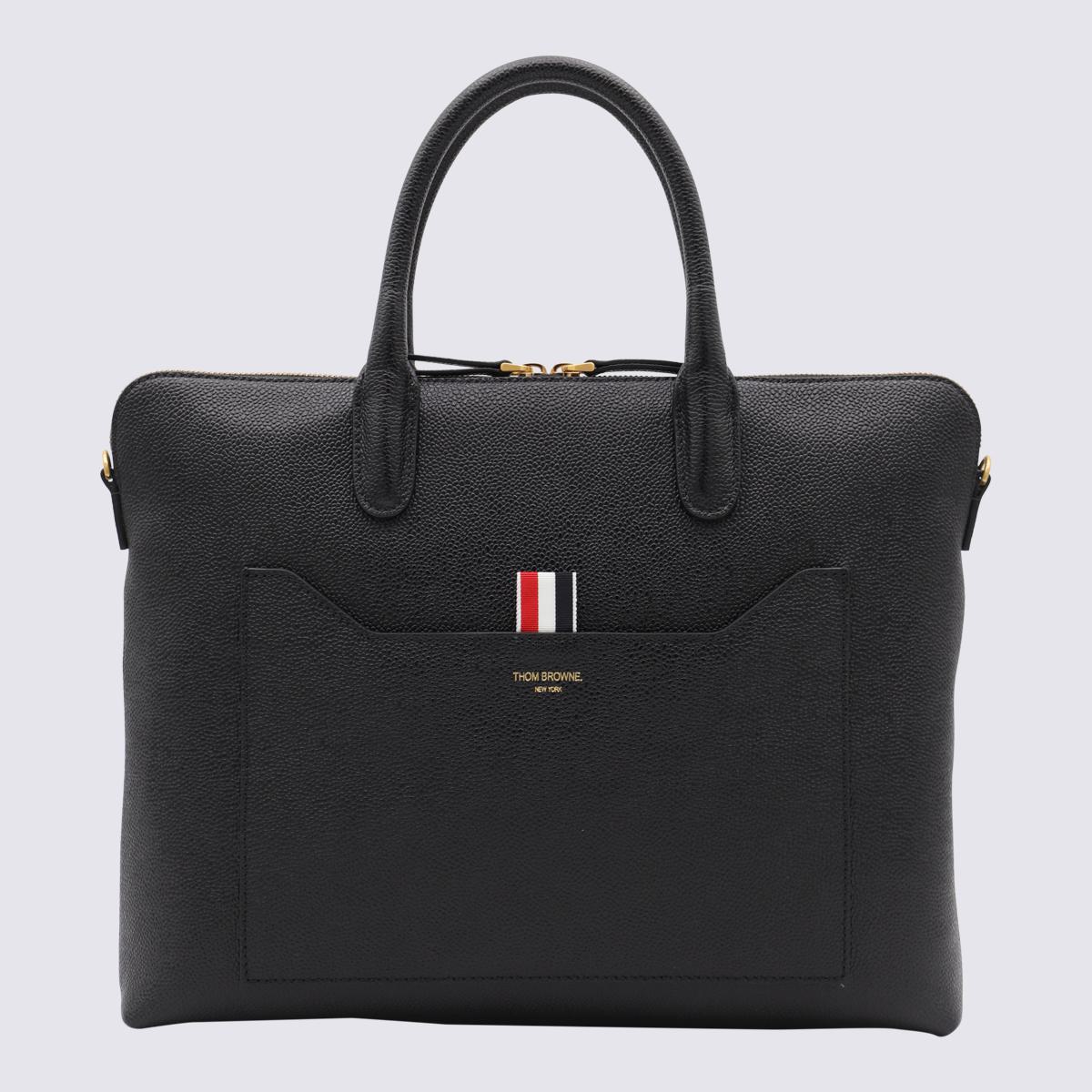 Thom Browne Black Tote