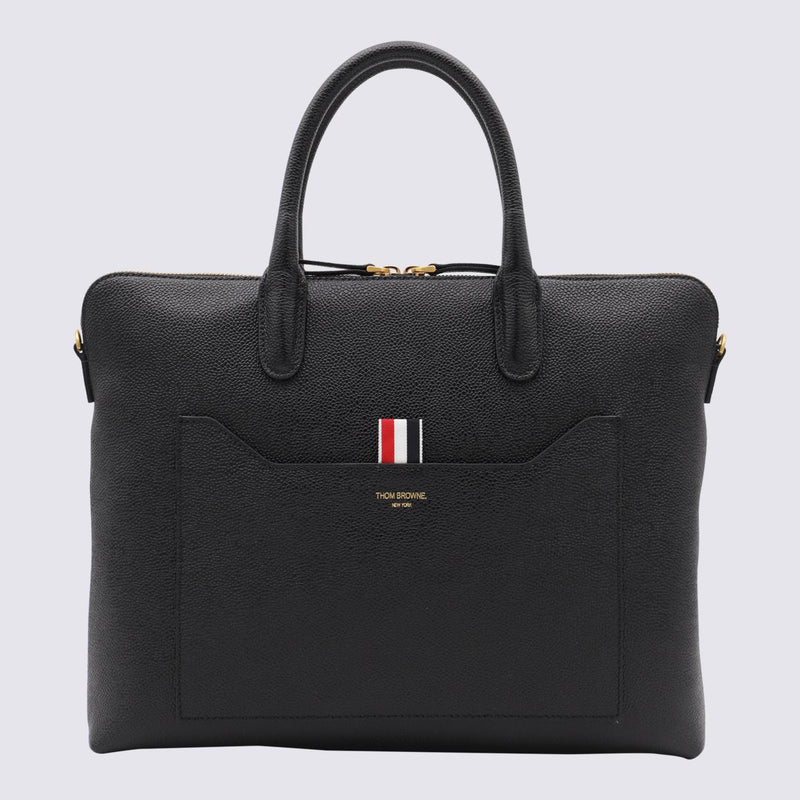 Thom Browne Black Tote