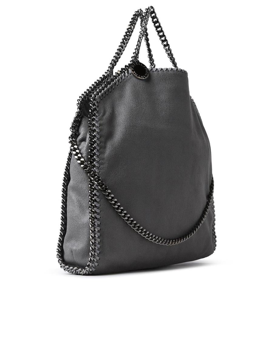 Stella McCartney Grey Polyester 3 Chain Falabella Bag