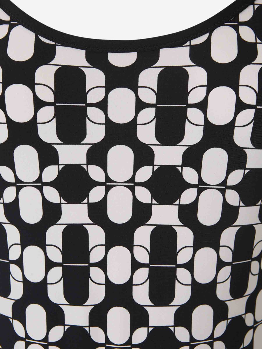 Moncler Printed Elastic Swimsuit