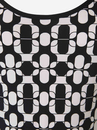 Moncler Printed Elastic Swimsuit
