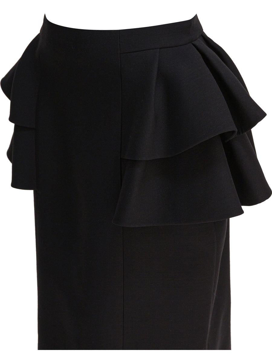 Valentino Garavani Wool And Silk Midi Skirt