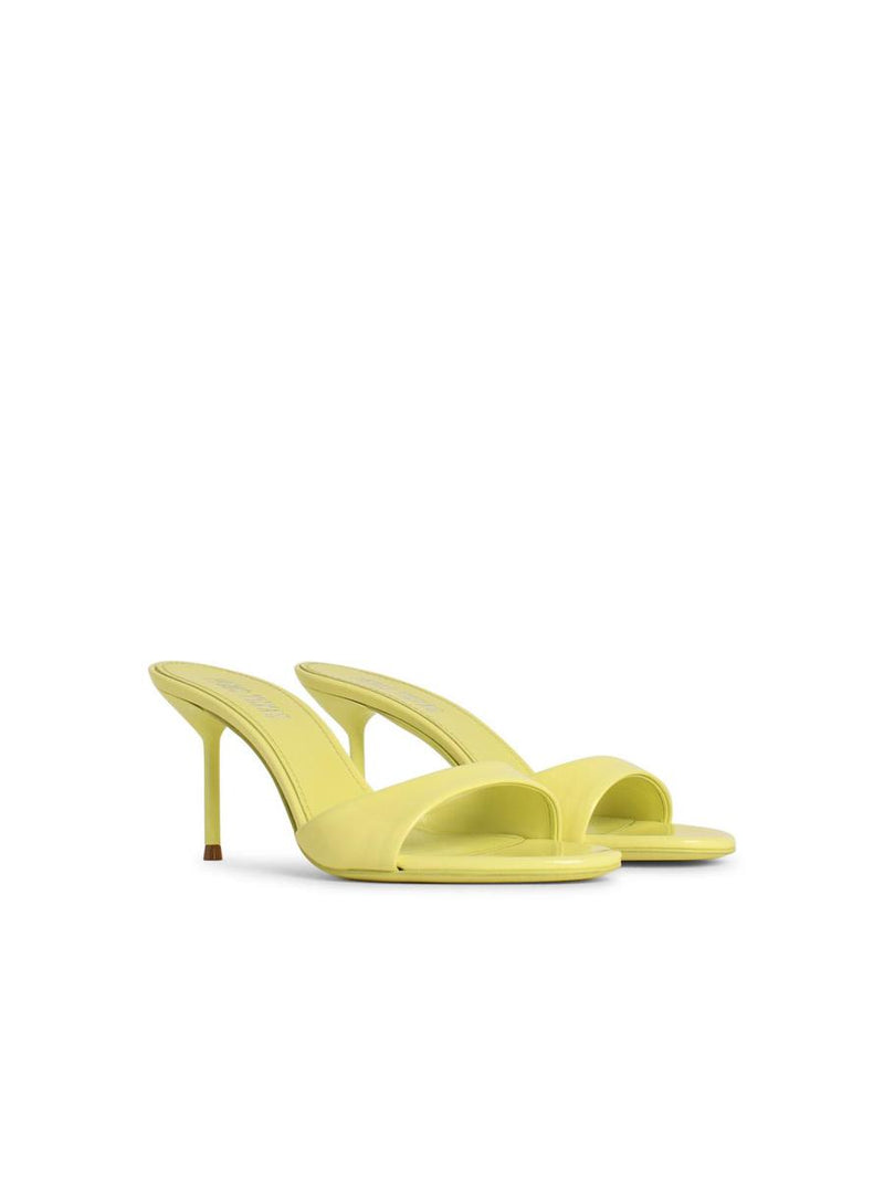 Paris Texas 'Mule Lidia 70' Yellow Leather Pumps