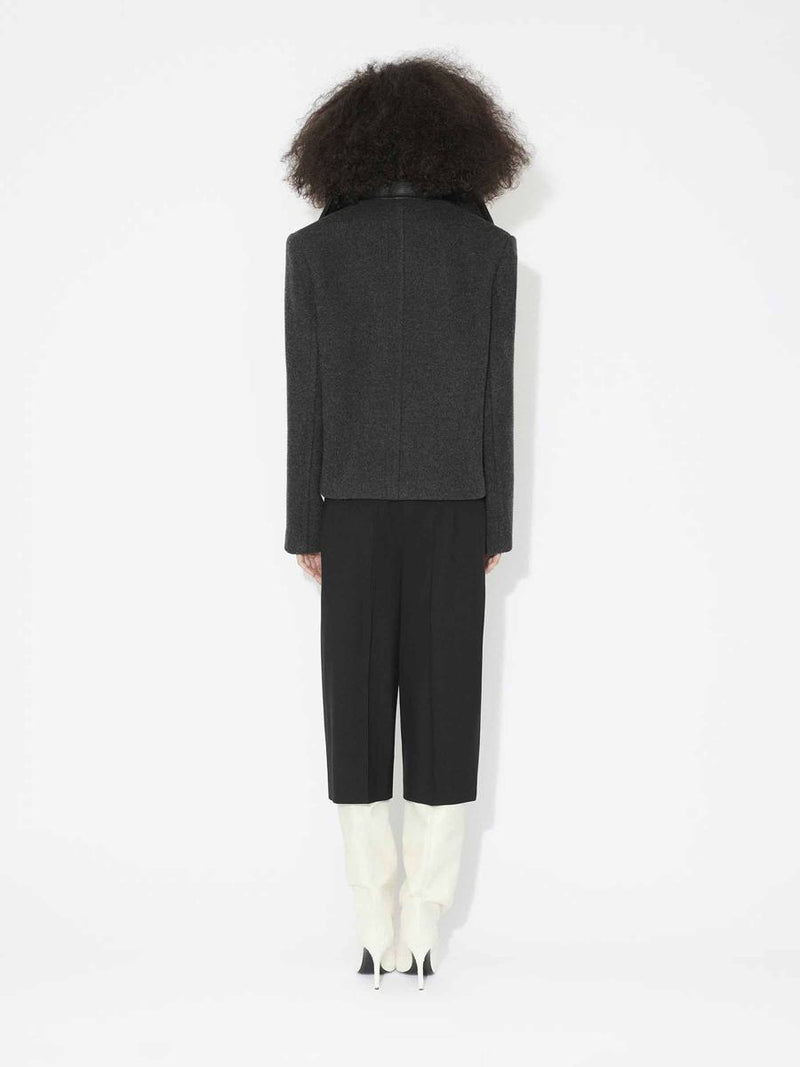 Alaïa Short Merino Wool Coat