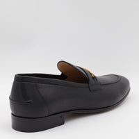Valentino Garavani Black Leather Loafers