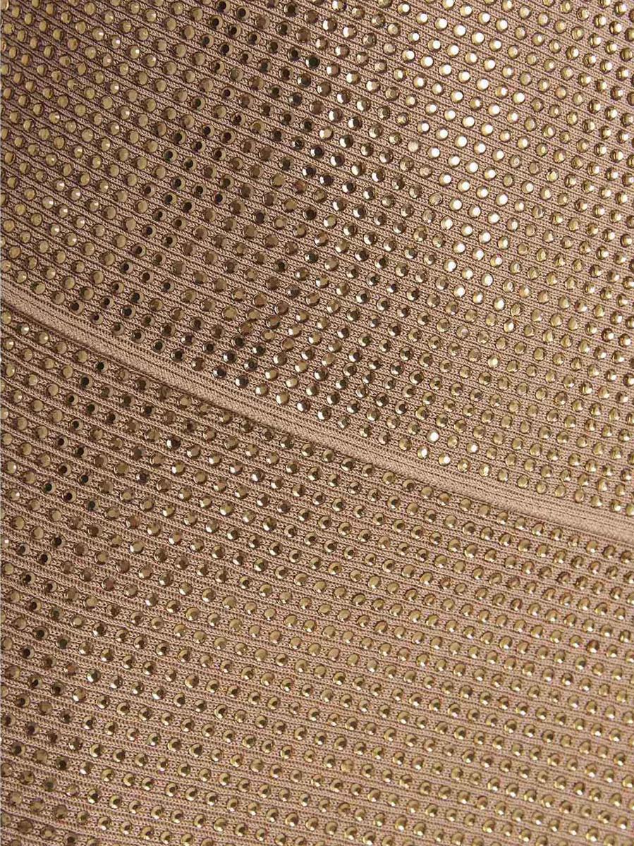 Andreādamo Sequin One Shoulder Dress