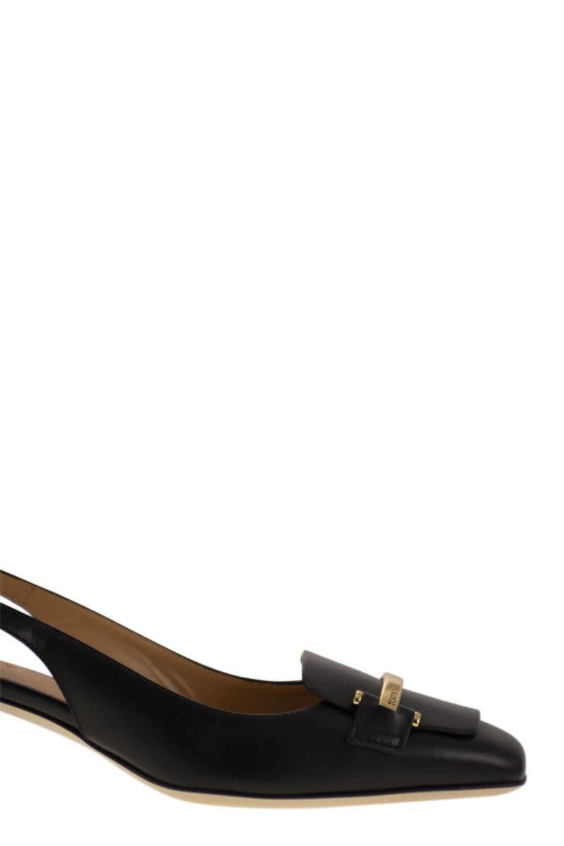 Tod'S Slingback Leather Décolleté