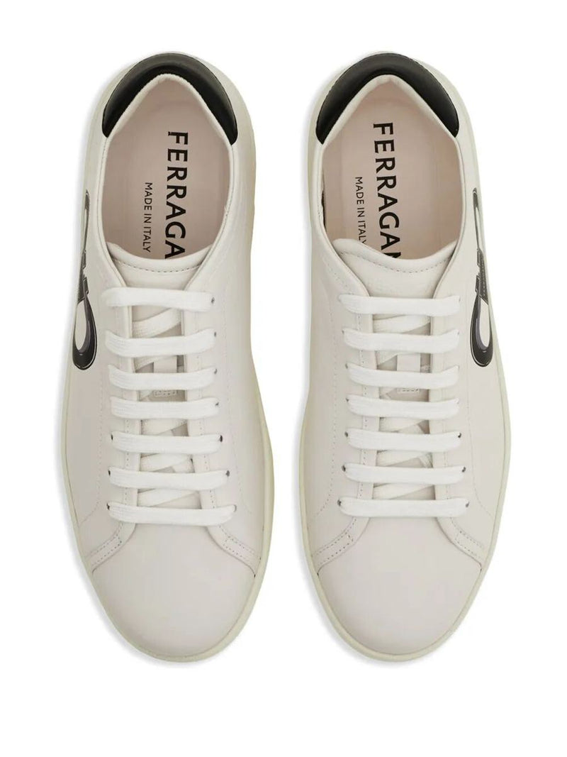Salvatore Ferragamo Double Gancini Brandy1 Sneakers Shoes