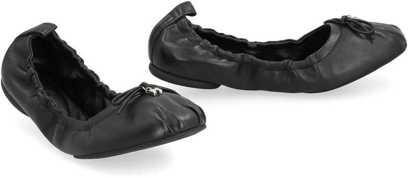 Hogan Hogan H684 Leather Ballet Flats