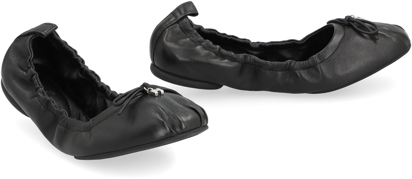 Hogan Hogan H684 Leather Ballet Flats