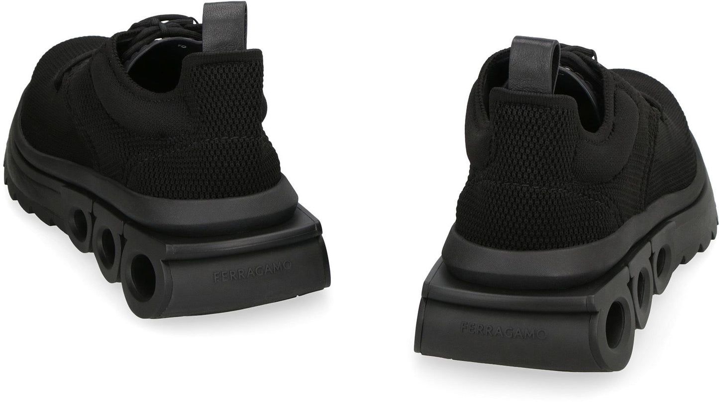Salvatore Ferragamo Fabric Low-Top Sneakers