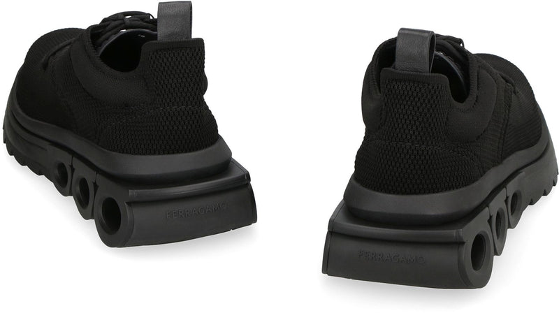 Salvatore Ferragamo Fabric Low-Top Sneakers