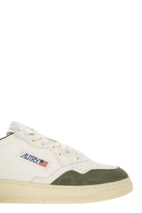 Autry Medalist Low - Sneakers In Goatskin And Suede
