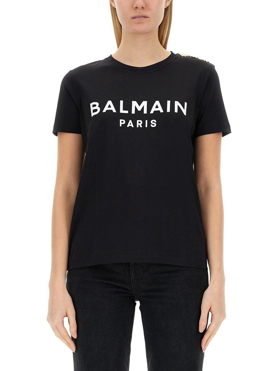 Balmain T-Shirt With Logo