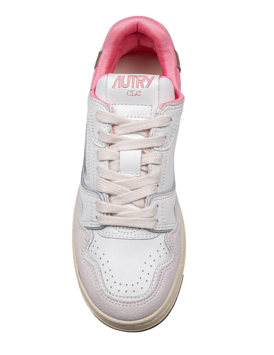 Autry Suede, Nubuck, Mesh And Leather Sneakers