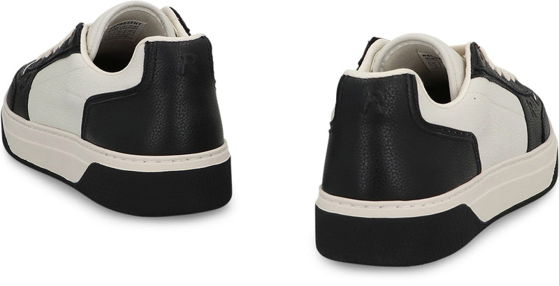 Represent Initial Leather Low-Top Sneakers