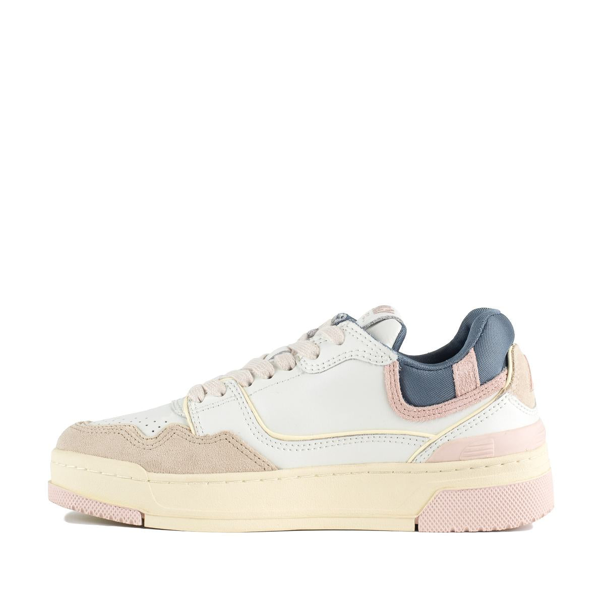 Autry Sneakers Clc Low Leather And Suede Color White And Peach Whip