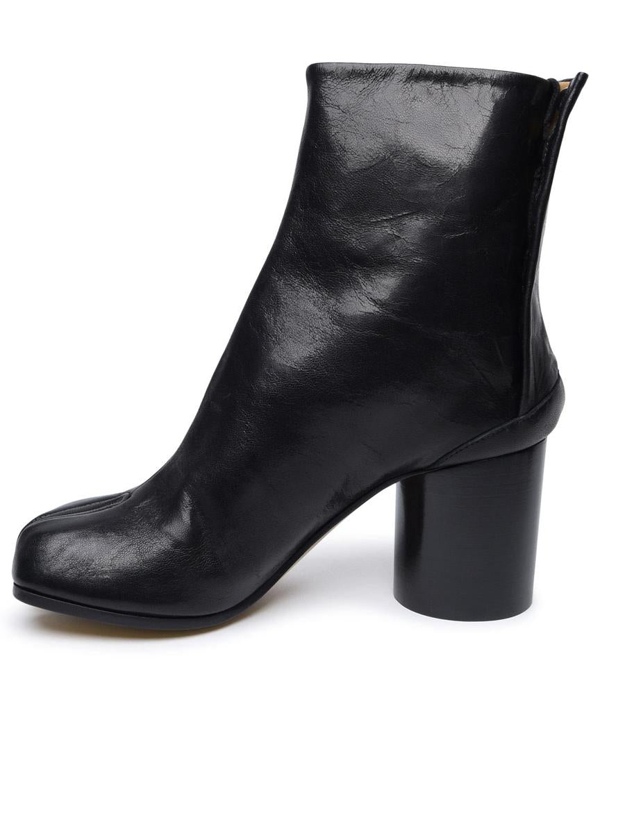 Maison Margiela Leather Tabi Ankle Boots