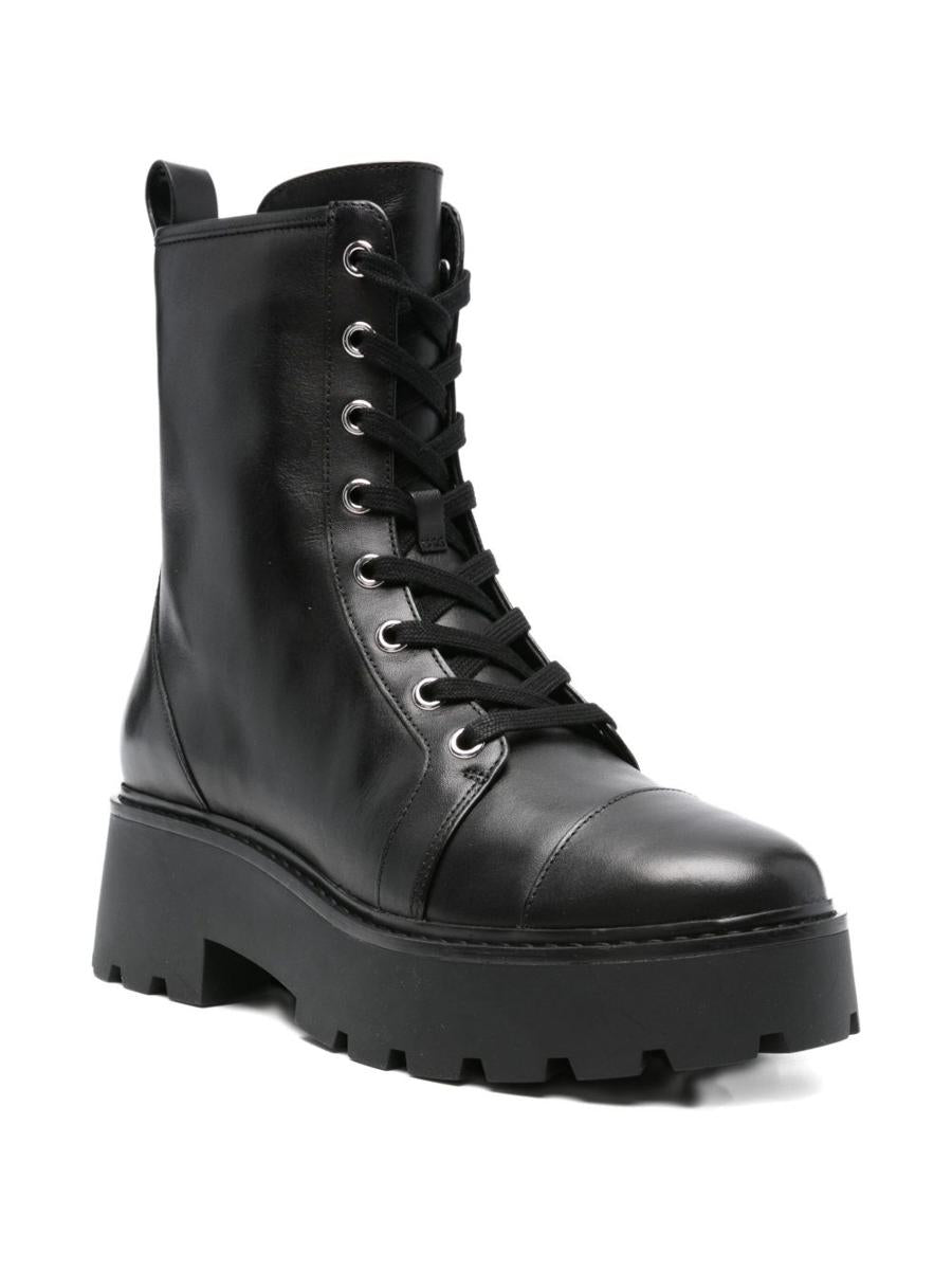 Michael Kors Black Leather Ankle Boots