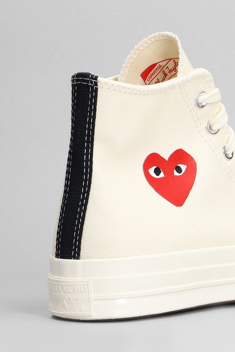 Converse X Comme Des Garçons Play Chuck 70 Cdg High Sneakers