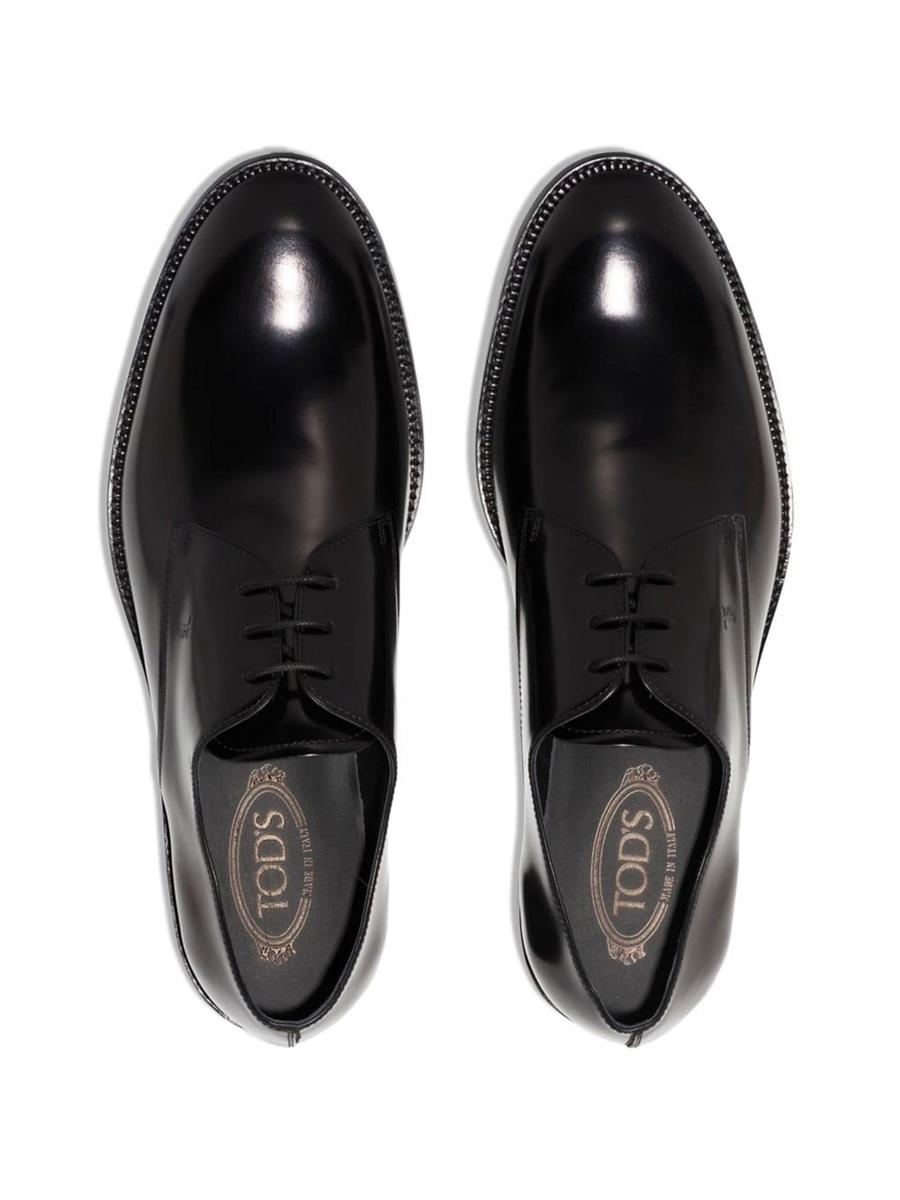 Tod'S Polished Leather Derby Shoes