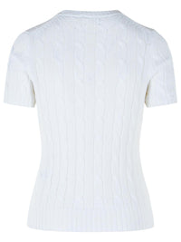 Polo Ralph Lauren White Cotton Sweater