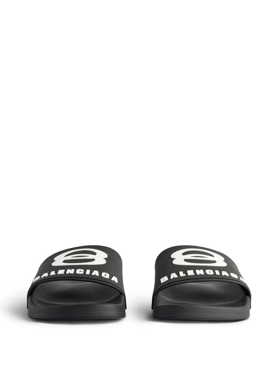 Balenciaga Pool Slide Rubber Sandals Shoes